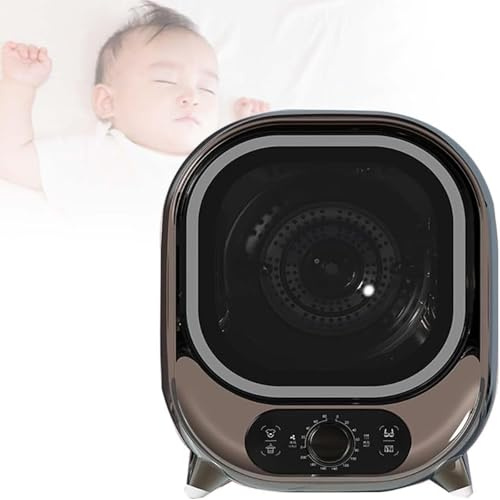 Mini Electric Clothes Dryer, Portable Spin Dryer, 5kg Vented Compact with Stainless Steel Tub - Ideal for Small Spaces