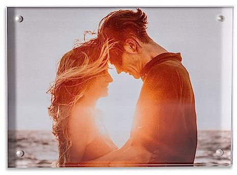 Adventa Cadre photo Bloc en acrylique