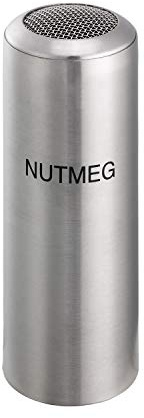 Service Ideas STCMESHNUTM Condiment Shaker, Mesh, Nutmeg Imprint
