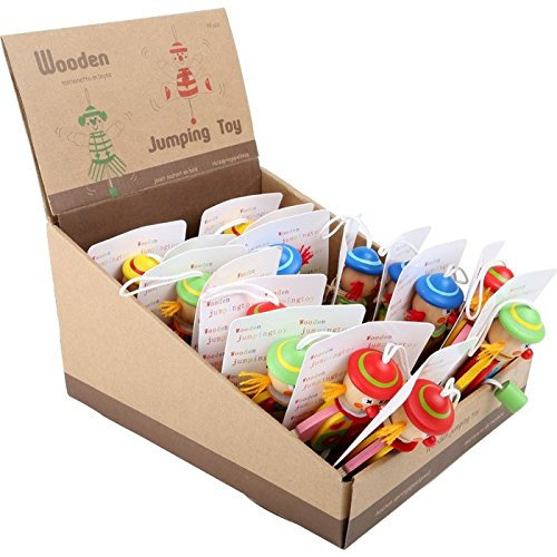 Display Hampelmann aus Holz