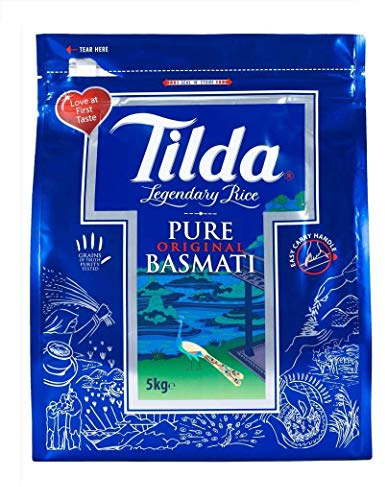 Tilda Pure Original Langkorn Basmati Reis 20kg (abgepackt in 4x5kg)