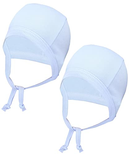TupTam Unisex Baby Erstlingsmütze zum Binden 2er Pack