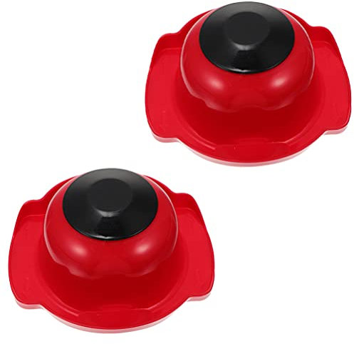 DOITOOL 2 soportes de seguridad alimentaria para mandolina, cortadora o ralladora para la cocina, cortador de alimentos, para mandolinas, rallador y suministros de corte (rojo)