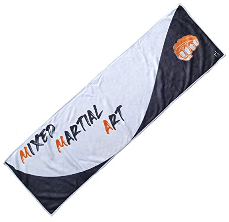 TAO Toalla Deportiva Ligera de algodón y Microfibra Toalla Ultra Absorbente para Hombres y Mujeres, Arte Marciales (Arte Marciales Mixtas)