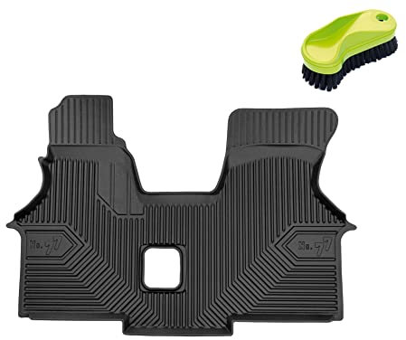 FROGUM No.77 Gummimatten Ganzjahresset von Auto Fußmatten Autofussmatten für Volkswagen Transporter T4 1990-2003 | Langlebiges TPE Material