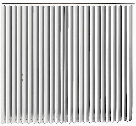 Sh000ad Metall Lamellenvorhang Silber Aluminium-Vertikaljalousien,Verdunkelungs-und Sichtschutz Lamellen Rollo Schiebegardine,Aluminium Jalousie Für Fenster/Tür,Anpassbar (140x200cm(WxH))