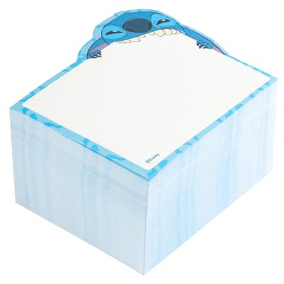Grupo Erik Memo Block - Disney Stitch Gifts | 400 Sheets - 3 x 3 inches - 7.5 x 7.5 cm Note Block, Small Notepad, Note Pad | Stitch Stationery Gifts Under 10 Pounds