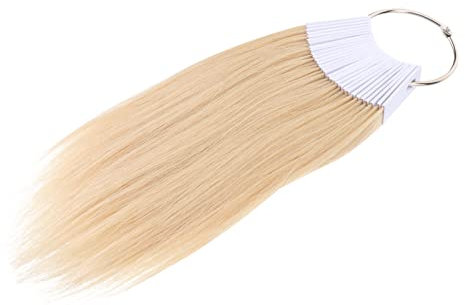 POPETPOP Lot De 3 Mèches De Cheveux Naturels Sans Dommage Après Teinture Pour Formation En Coiffure En Salon 30 Pièces X 3