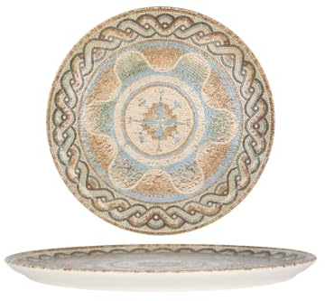 Rinart Pizza Teller - Celest - Porzellan - 32 cm - 2er Set