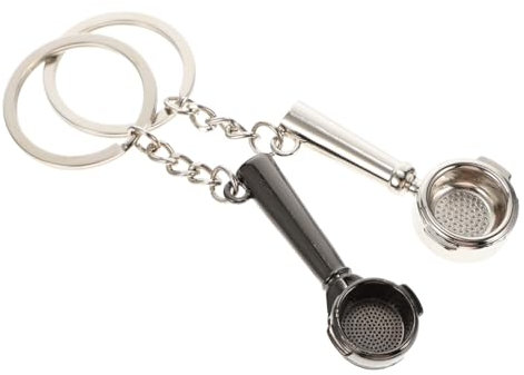 LIFKOME 2pièces Porte-clés De Zinc Forme De Cuillère Pour à Main Et Accessoires De Café Pour De Café