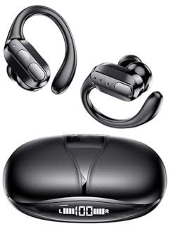 SHUGWA On-Ear Headset XT80 Sports Headphones With Mics, Button Control, Power Display Bluetooth Headset