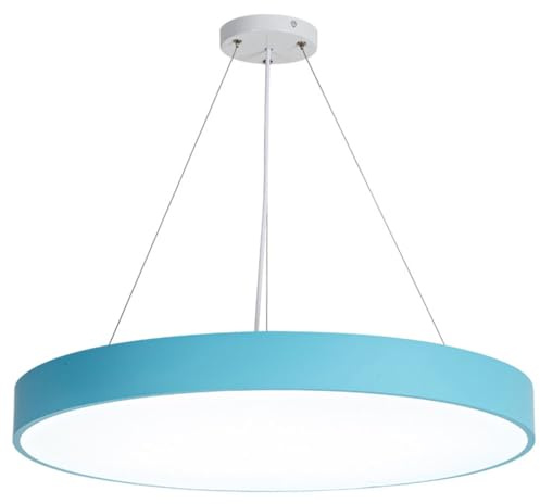 SHUANGZ Accesorio De Iluminación Colgante Suspendido De Techo De Hierro Araña Comercial Diseño De Moda Cerca De La Luz del Techo. Lámpara Colgante LED Colgante Circular De 1 Aro Luminaria