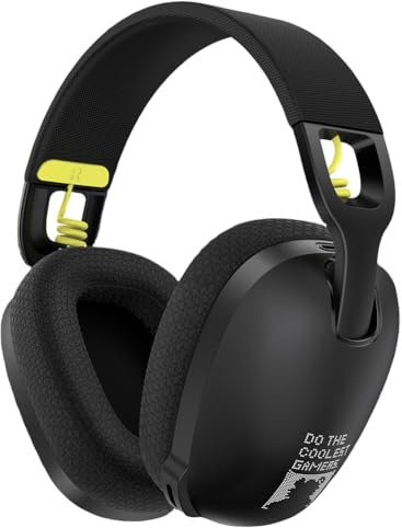 ARVALOLET Cuffie da gioco wireless 2,4 GHz/BT 5.3/Cuffie cablate sopra l'orecchio con microfono a cancellazione di rumore Cuffie da gioco for PS4/PC/laptop