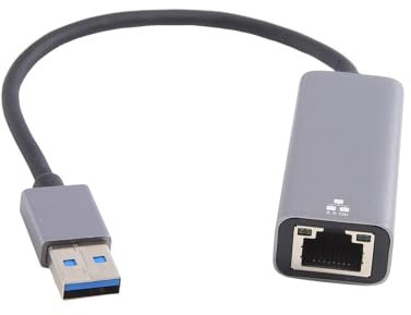 Muuoeou Scheda di Rete USB3.0 2500Mbps USB RJ45 Scheda di Rete Cablata Esterna per Laptop PC Notebook Scheda di Rete