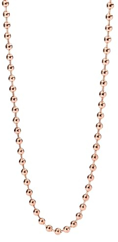 Purelei Bubble Kette Damen (Roségold) – Halskette Damen aus langlebigem Edelstahl – Wasserfeste Halskette – 40-45 cm Länge verstellbar – Schmuck für deinen individuellen Look
