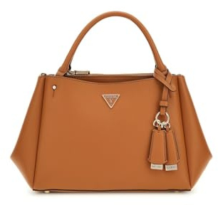 GUESS Nastra Multi Comp Satchel Caramel