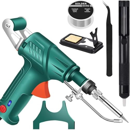 Genérico Internally Heated Industrial Laser Welding Tools, Juego De Pistola De Soldadura PortáTil MultifuncióN, Pistola De Soldadura Manual De 60 W, 3 En 1 con EliminacióN De óXido