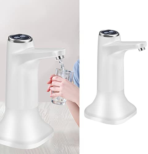 Cocoarm USB -laddning Av Elektrisk Vattenpump Portabel Vattenflaskdispenser med Brusreducering Design Safe ABS Material för Hemmakontorsskola Utomhus
