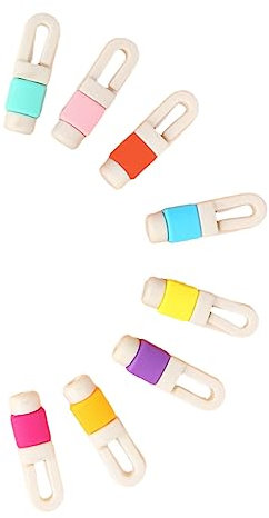 EXCEART 1 Set Avvolgicavo Auricolari Organizer Per Riusabile Hub Protezione Per Tangle Adatto Per Lavoro E Casual Colore Casuale 8 Pezzi