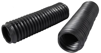 DGHBNP Copertura per Ammortizzatore Moto Soffietti in Gomma universali per Forcella Moto, Stivali, Copertura Antipolvere per Ammortizzatore Forcella Anteriore Moto