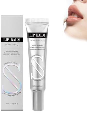 Baume à Lèvres Aux Peptides, Soin Des Lèvres Sèches, Repulpant à L'Acide Hyaluronique Et Aux Peptides, Réparation Intensive, Hydratation Longue Durée (1)