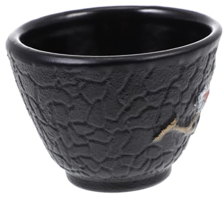 Tasse à Thé en Fer Style Japonerie Rétro, Coupe Fleur de Prunier