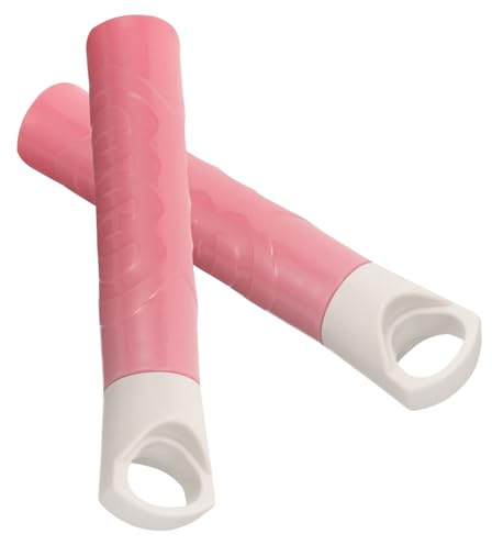 EPIGEIST Empuñadura Del Mango De Fregona 22mm Rosa, Tapa Del Extremo Del Mango Resistente, Accesorio De Repuesto Para Escoba, Compatible Limpieza Doméstica, Pack De 2 Unidades