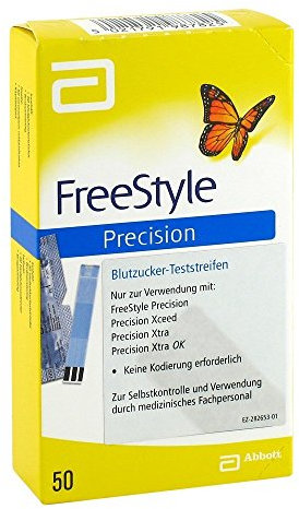 FREESTYLE Precision Blutzucker Teststr.o.Codierung 50 St