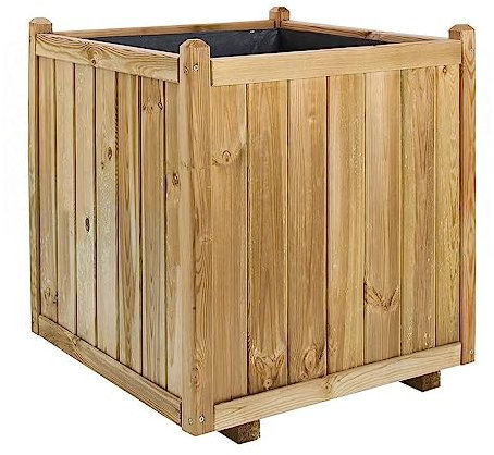 CERLAND Bac à Fleurs carré en Bois VENDÔME - 235 L