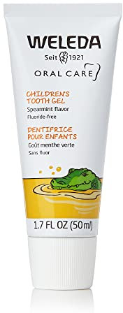 Weleda Children's Tooth Gel Toothpaste, For Kids & Toddlers, Gentle Calendula for Baby Teeth, Fluoride Free & Plant-Based, SLS Free, Certified Natural, Organic, Vegan, 50ml
