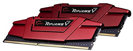 G Skill F4-2133C15D-8GVR - Tarjeta de Memoria de 8 GB, Color Rojo
