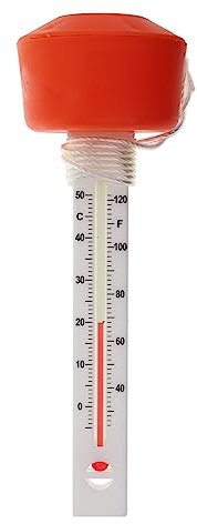 Termometro galleggiante per misurare la temperatura dell'acqua, per piscina, acquario, laghetto, vasca idromassaggio e spa, facile da leggere
