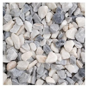 Polar ice Decorative Aggregates Slate Chippings Garden Gravel 20mm 20 Kg