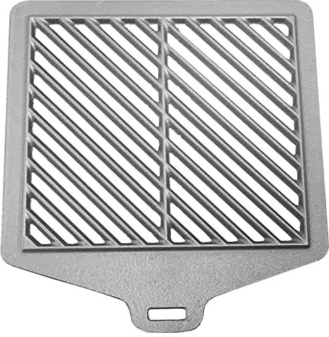 intergrill 800° Grillrost Gusseisen 30 x 27,5 x 1 cm | Für unseren Pure XL/XLc Elektrogrill | Schönes Grillmuster | Robust und Spülmaschinenfest