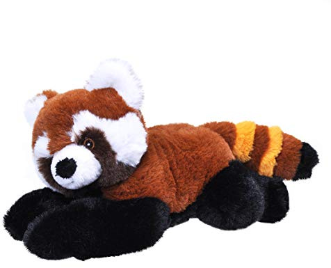 Wild Republic EcoKins mini röd panda gosedjur 20 cm, miljövänliga gåvor för barn, plyschleksak, handgjord med 7 återvunna plastvattenflaskor