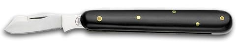 DUE BUOI COLTELLO DA INNESTO 205P - LAMA IN ACCIAIO AD ALTO TENORE DI CARBONIO