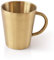 Newk Stainless Steel Tumblers, 10 Oz / 300 ml Metal Cup, Double Wall Drinking Mug for BBQ/Home/Office/Party/Driving –Tyrant Gold