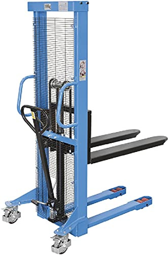 SOLLEVATORE MANUALE PER PALLET CON FRENO E PEDALE DI SOLLEVAMENTO PORTATA 1000 kg FERVI 0143A