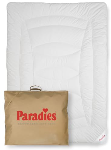 PARADIES Lyocell Ganzjahresdecke 155x220 cm - Avera Lyocell Bettdecke | Weniger schwitzen, Optimaler Feuchtigkeitstransport durch Lyocell-Anteil, Made in Germany