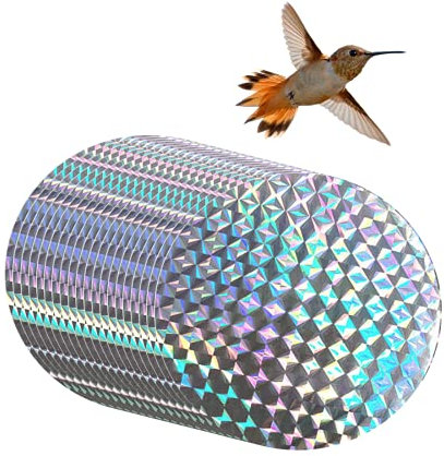 40PCS Round Anti-Collision Window Stickers - Reflective Static Clings to Deter Birds & Prevent Strikes on Glass