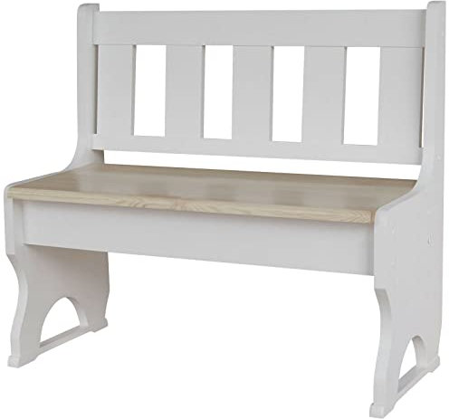 k koma Holz Bank Kiefer MASSIVHOLZ Weiss NEU Unbehandelt (135)
