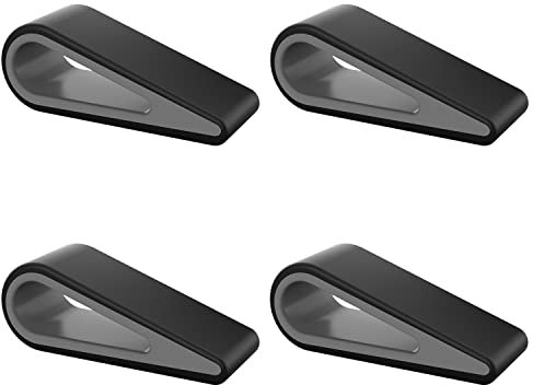 MoKo Supporti Laptop Cavalletto Notebook 4 Pezzi in Silicone Antiscivolo, Supporto Tastiera PC Portatile, Stand Accessori Computer, Ergonomico Rialzo Supporto Base per Laptop, Tablet, Tastiera - Nero