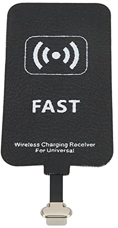Typ C Kabelloser Qi Ladeempfänger, USB-C Drahtloses Empfänger 5V 2A Selbstklebender Aufkleber Aufladeempfänger Slim Charger Adapter Schnell, für Alle Typ C Interface Handy