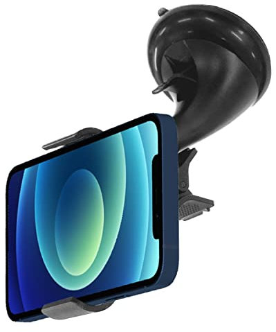 N NEWTOP Supporto a Ventosa 4696 Universale da Auto Macchina Camper Camion Tavolo Ventosa Vetro Braccio Regolabile Clip per Cellulare Smartphone Xiaomi Realme Samsung Huawei Oppo Motorola Honor Vivo