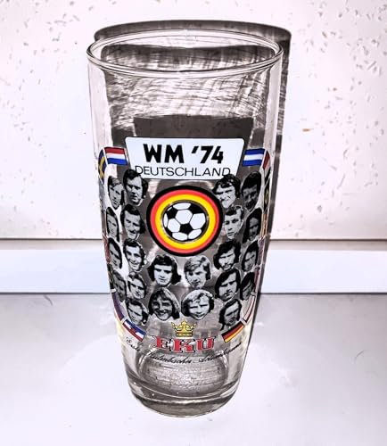 Rahm &AngiesStrickZauber verkauft : Sammelglas/WM 1974 Weltmeisterglas 0,2 Liter