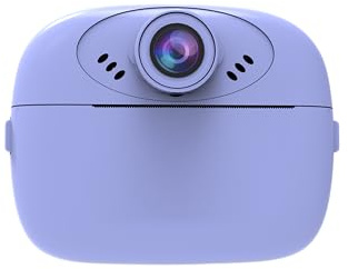 Appareil photo à impression instantanée pour enfants - Appareil photo numérique portable sans encre - Impression thermique noir et blanc - Cadeau idéal pour Noël et anniversaire - Pour garçons et