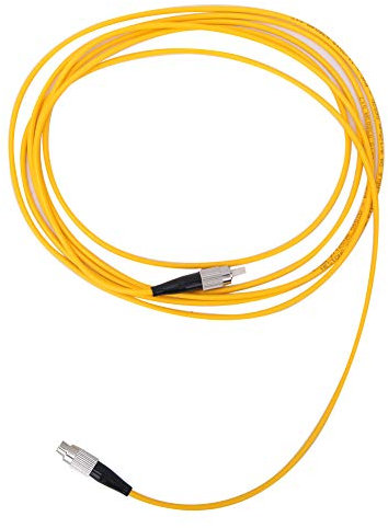 Eacam 3 Metri FC/FC Cavo Jumper con Cavo Patch in Fibra Ottica a Fibra Ottica a Fibra Ottica, Resistenti All'usura, Prestazioni Stabili, Bassa Perdita di Inserzione, Comunicazione in