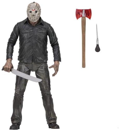 Zhongkaihua Jason Voorhees Figurine d'action Jason Voorhees - 18 cm - Modèle en PVC - Décoration de Noël, de maison, de bureau - Collection d'anniversaire - Décoration d'Halloween - Cadeau pour adulte