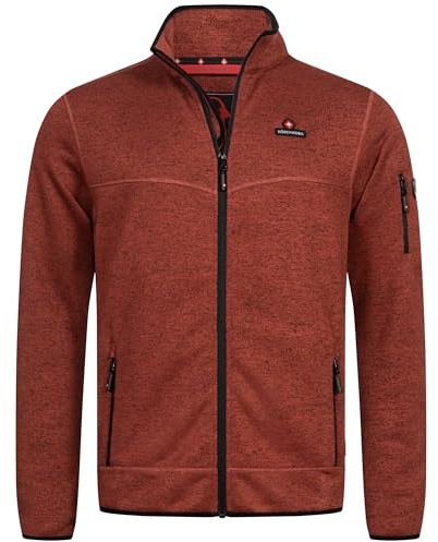 Höhenhorn Tacul - Giacca outdoor da uomo con interno in pile, felpa con colletto alto, calda, in stile norvegese, disponibile in diversi colori, taglia S - 3XL
