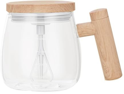 Giuneuow Self Stirring Mug Self Stirring Coffee Mug Glass Automatic Stirring Cup for Coffee